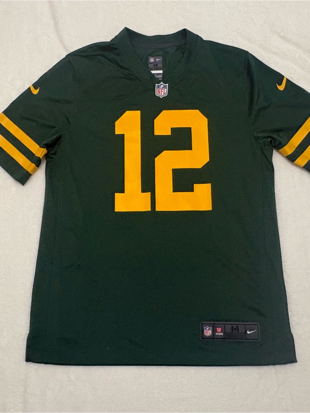 Nike Green Bay Packers Aaron Rodgers #12 Jersey Men’s Medium Stitched NFL